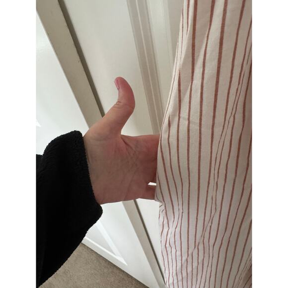 NWT Jenni Kayne Cotton Blend Cove Dress Candy Striped Quite Luxury Medium - Picture 4 of 7